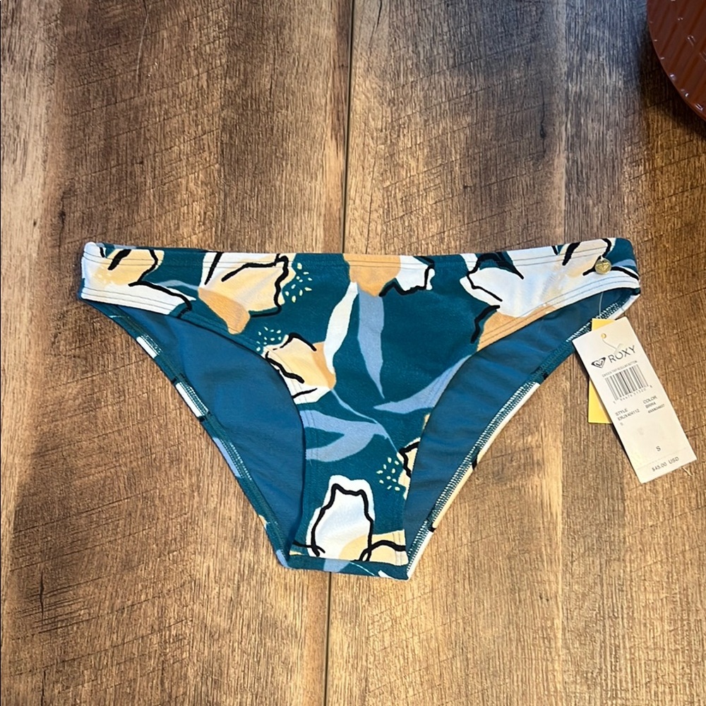 Roxy Teal Bikini Bottom